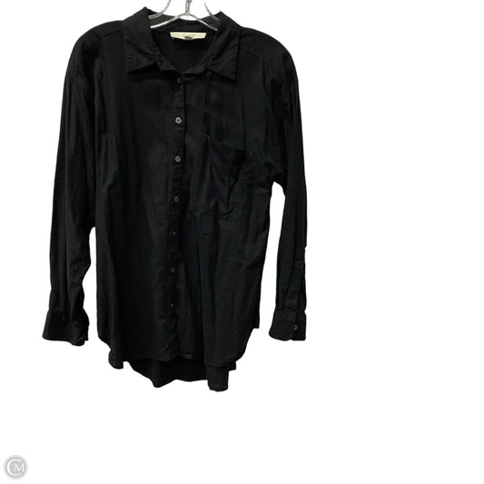 Top Long Sleeve By Loft In Black, Size: Mp