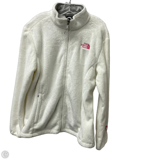 Athletic Jacket By The North Face In White, Size: 1x