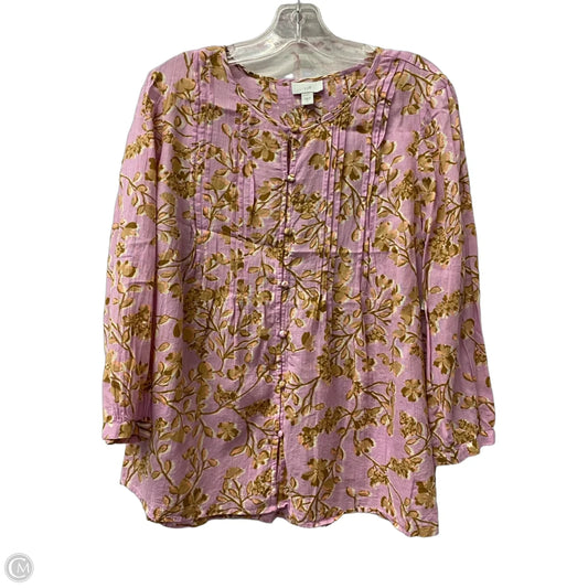 Top Long Sleeve By J. Jill In Purple, Size: S
