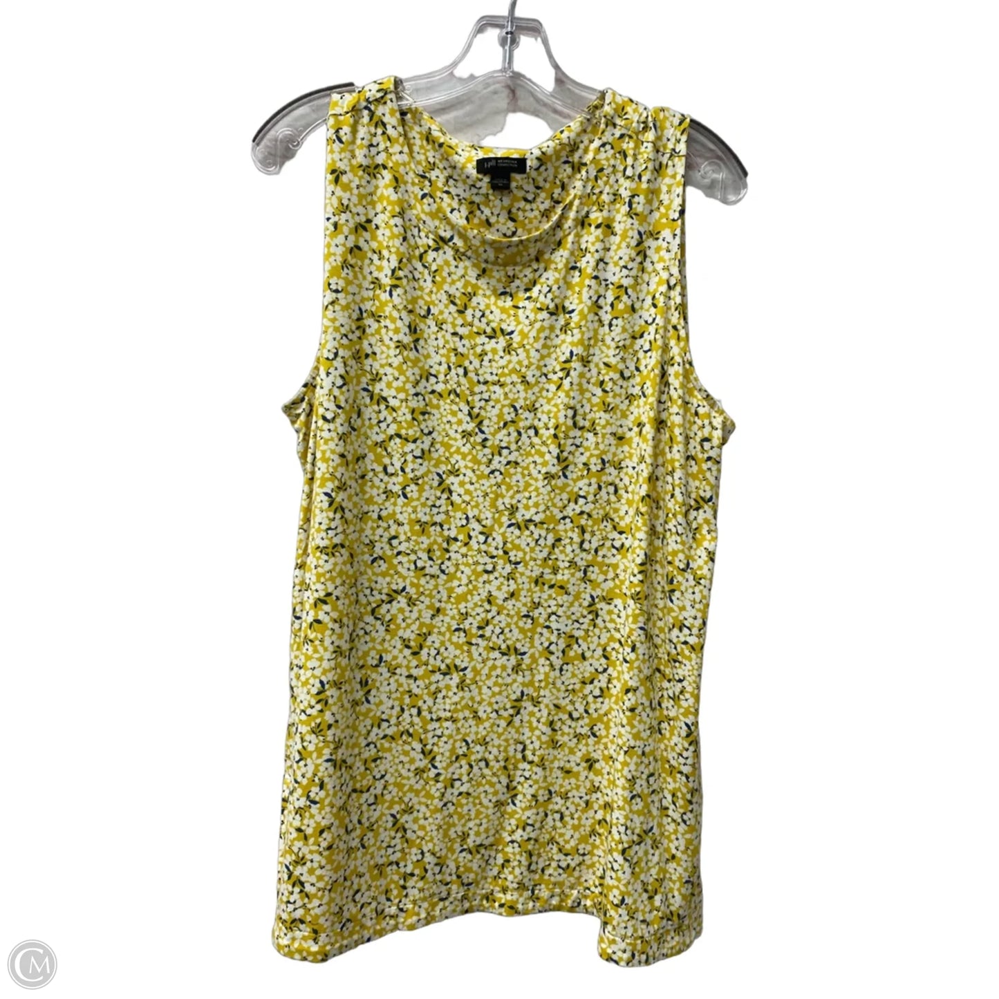 Top Sleeveless By J. Jill In Yellow, Size: Xl