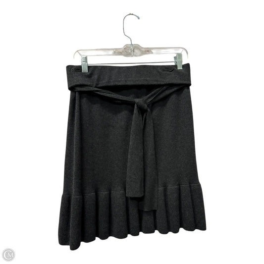 Skirt Mini & Short By Ann Taylor In Grey, Size: 10p