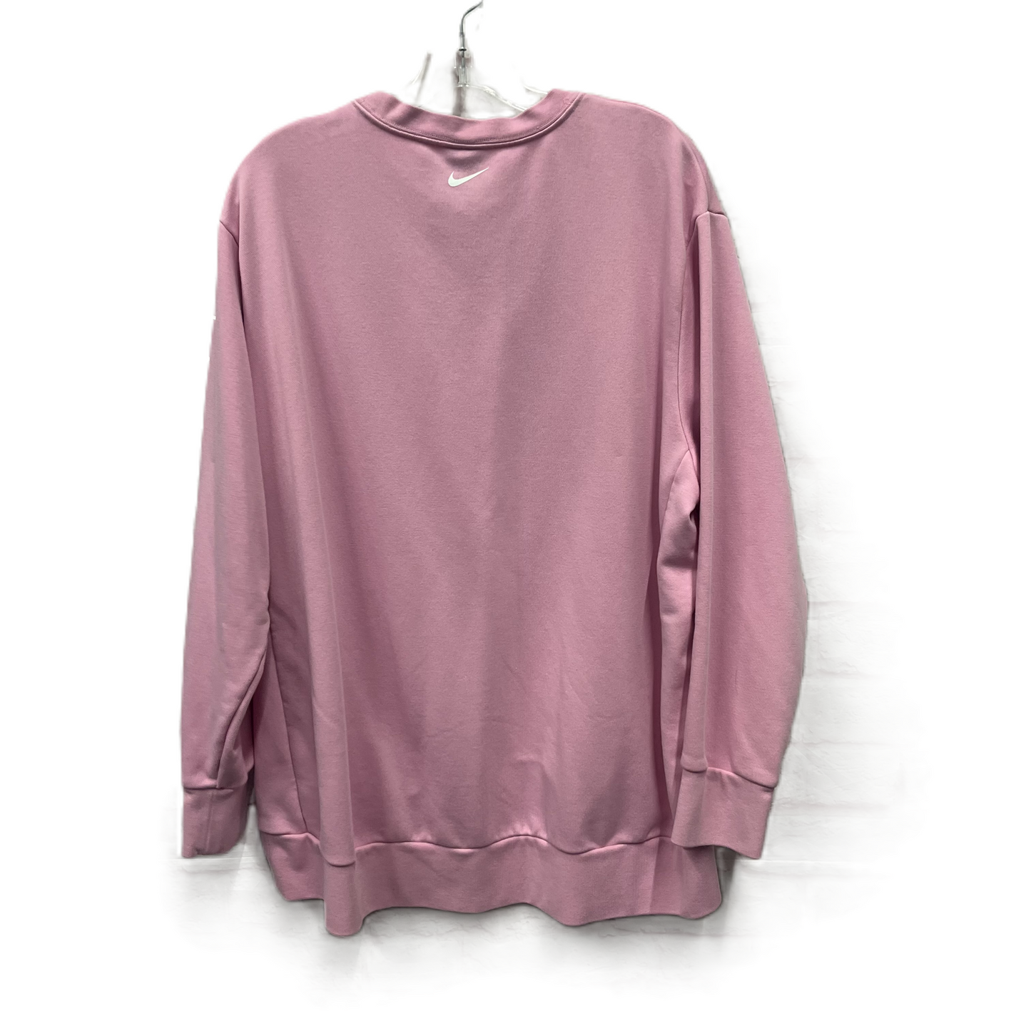 Athletic Sweatshirt Crewneck By Nike Apparel In Pink, Size: Xl