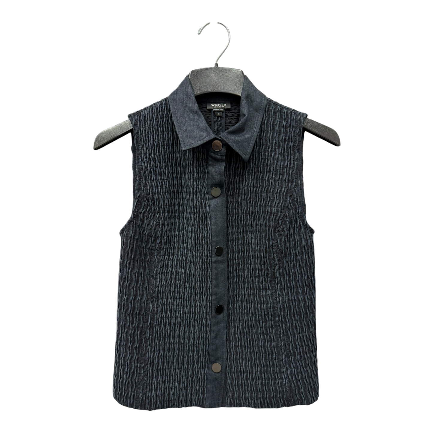 Vest Other By Worth Ny In Blue, Size: S