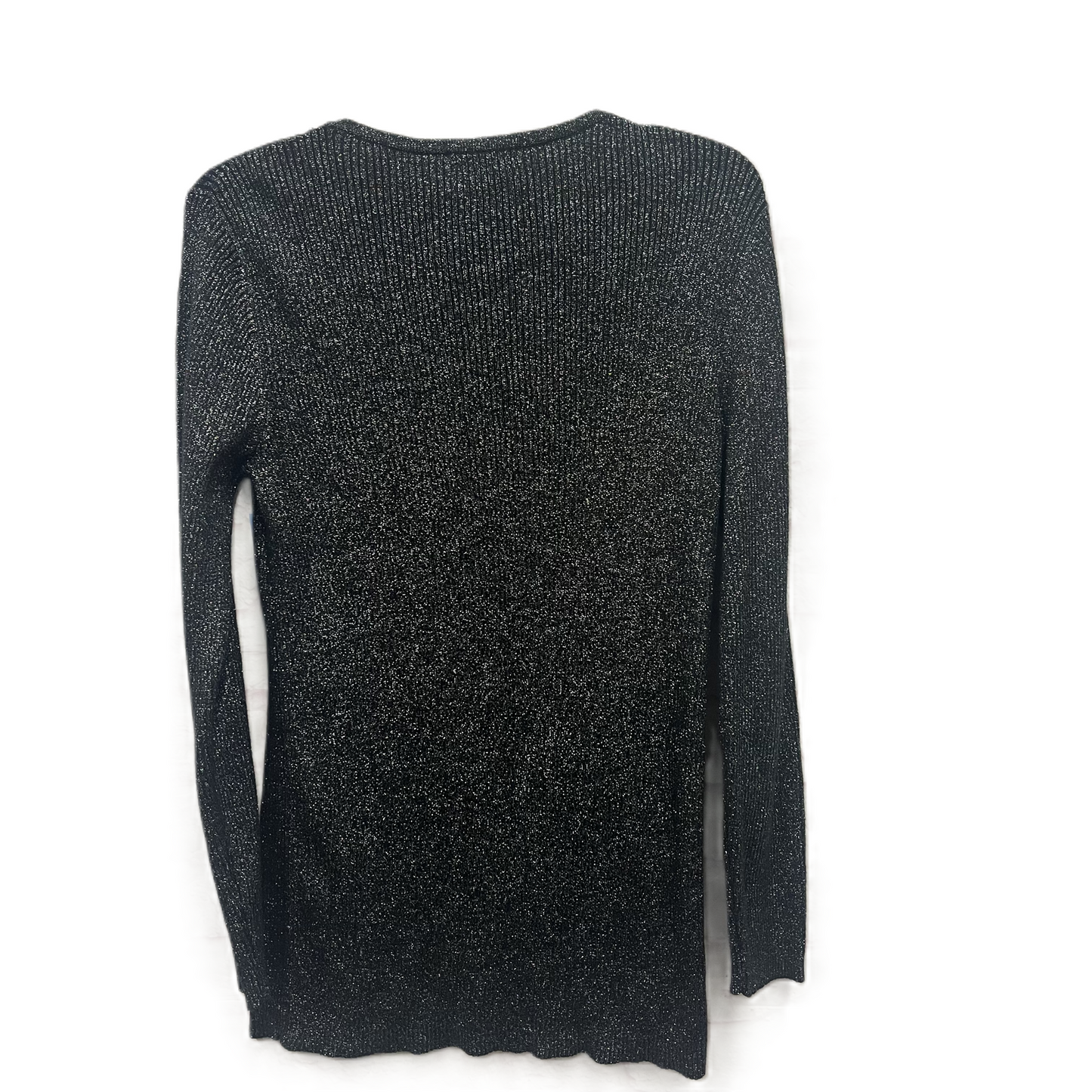 Top Long Sleeve By Lauren Michelle In Black, Size: M