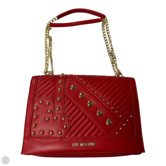 Handbag By Love Moschino, Size: Medium
