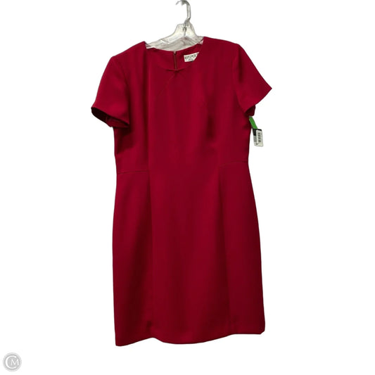 Dress Work By Kasper In Red, Size: Xl