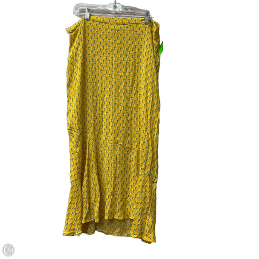 Skirt Maxi By Rhode In Yellow, Size: Xl