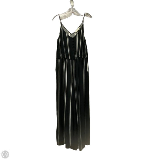 Jumpsuit By Loft In Black & White, Size: 8