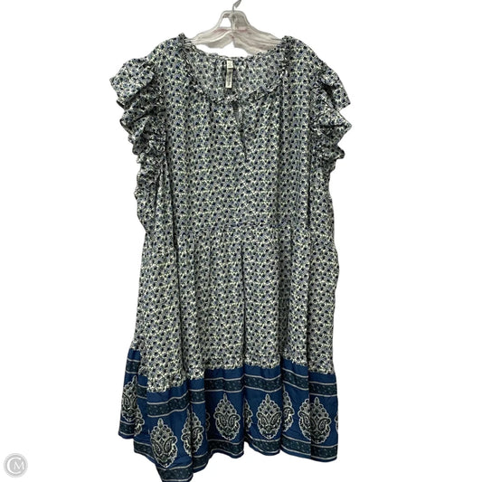 Dress Casual Short By Torrid In Blue & Green, Size: 6