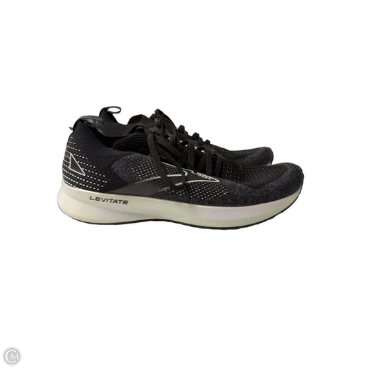 Shoes Athletic By Brooks In Black & White, Size: 8.5