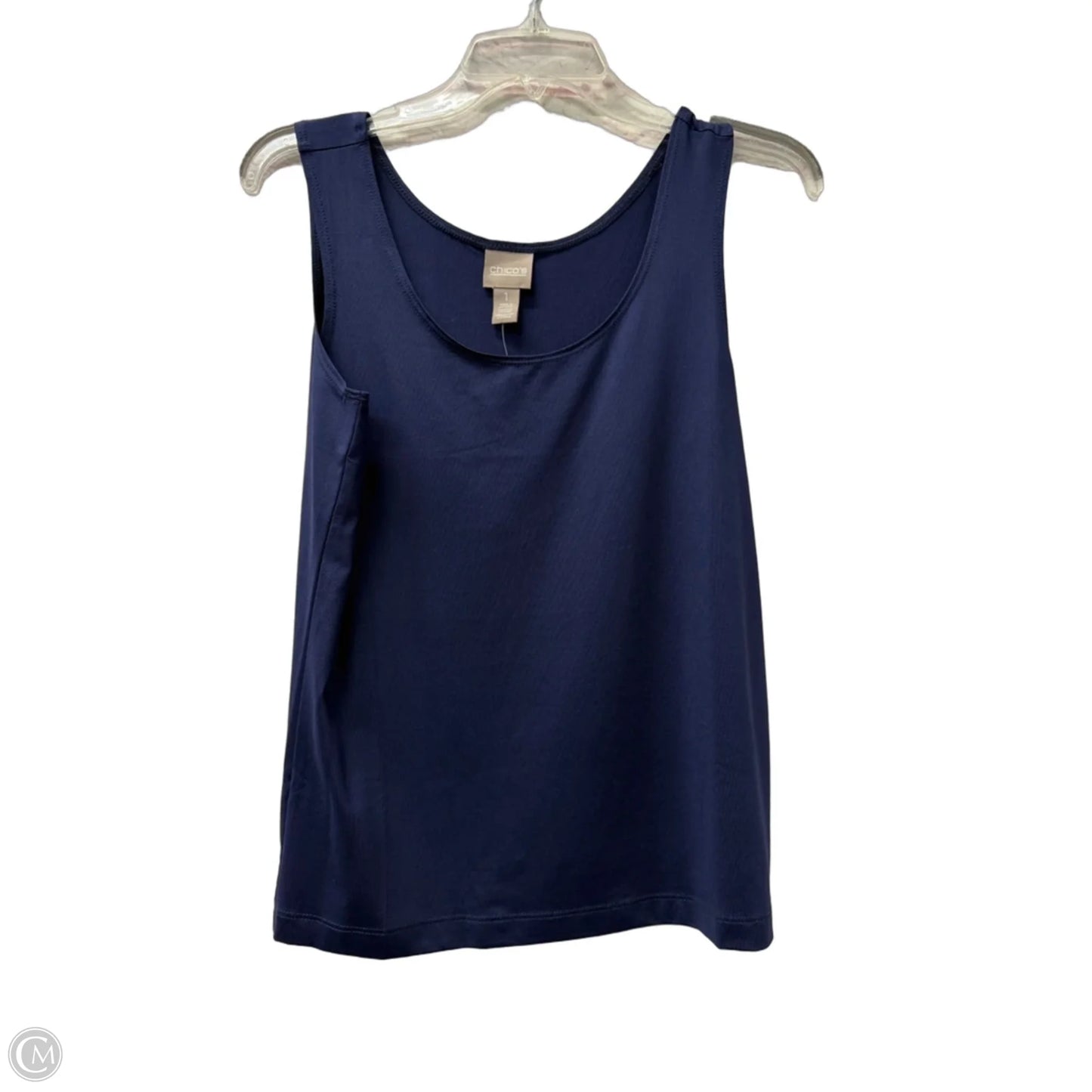 Top Sleeveless Basic By Chicos In Blue, Size: M