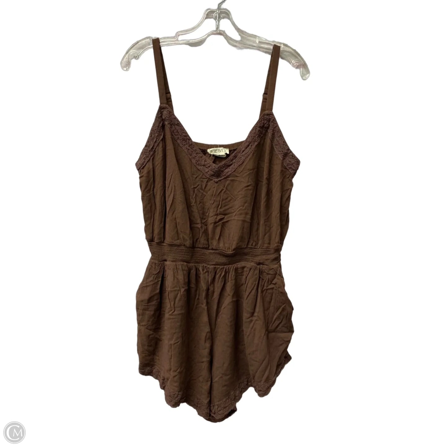 Romper By Festi In Brown, Size: Xs