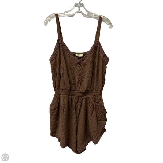 Romper By Festi In Brown, Size: Xs