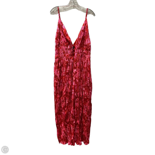 Dress Casual Maxi By Express In Red, Size: Xl