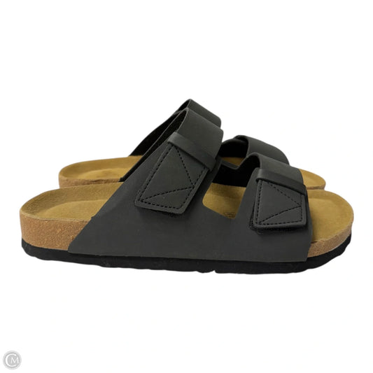 Sandals Flats By Cushionaire In Black, Size: 8