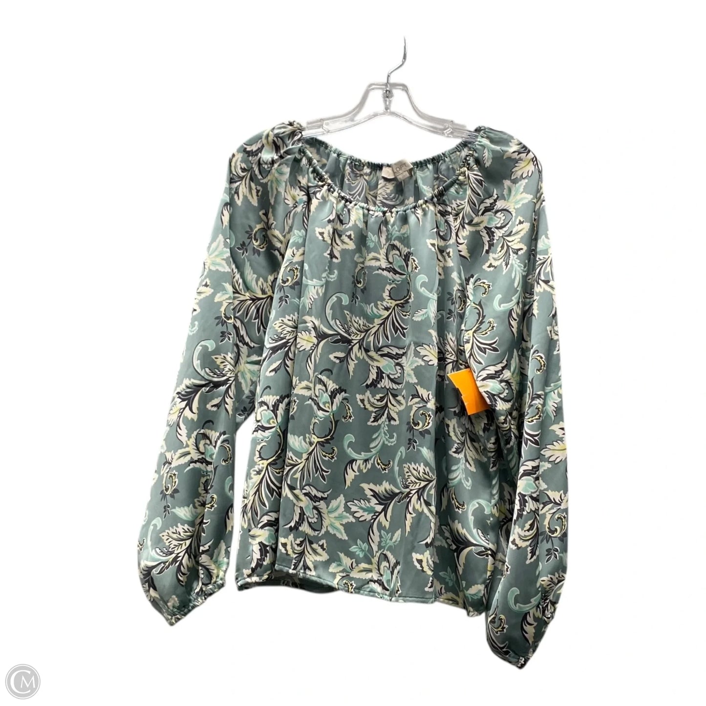 Top Long Sleeve By Loft In Green, Size: S