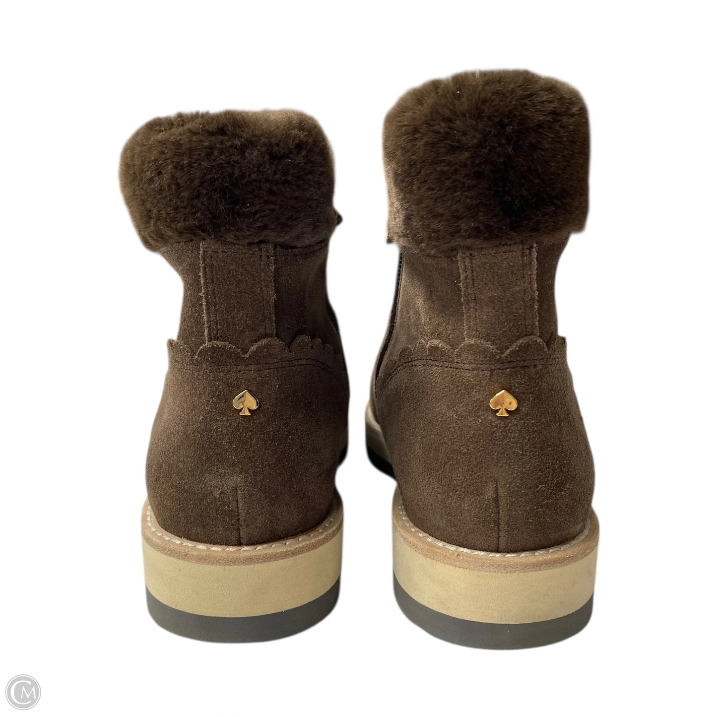 Boots Designer By Kate Spade In Brown, Size: 9