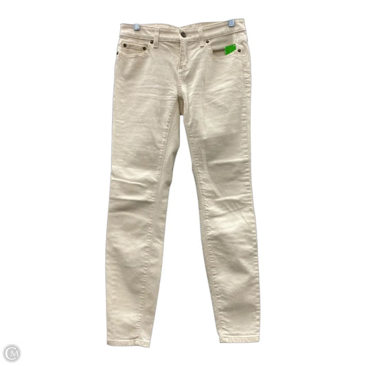 Jeans Skinny By Vineyard Vines In Ivory, Size: 4