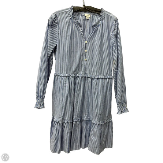 Dress Casual Short By J. Crew In Blue & White, Size: M