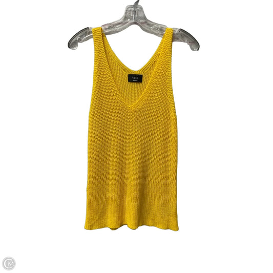 Top Sleeveless By Vici In Yellow, Size: M