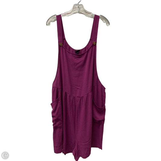 Romper By Torrid In Purple, Size: 3x