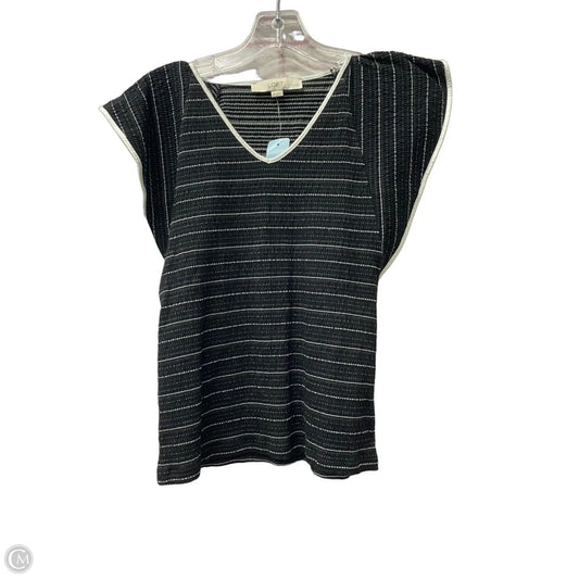 Top Short Sleeve By Loft In Pink, Size: Xs