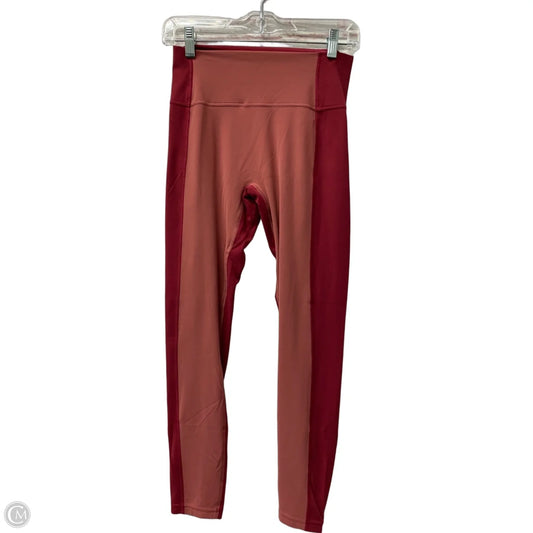 Athletic Leggings By Athleta In Red, Size: M