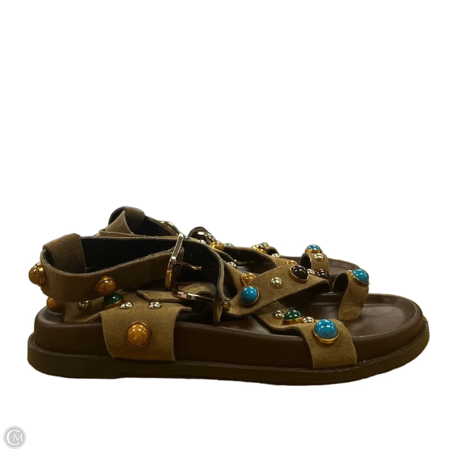 Sandals Flats By Steve Madden In Brown, Size: 6