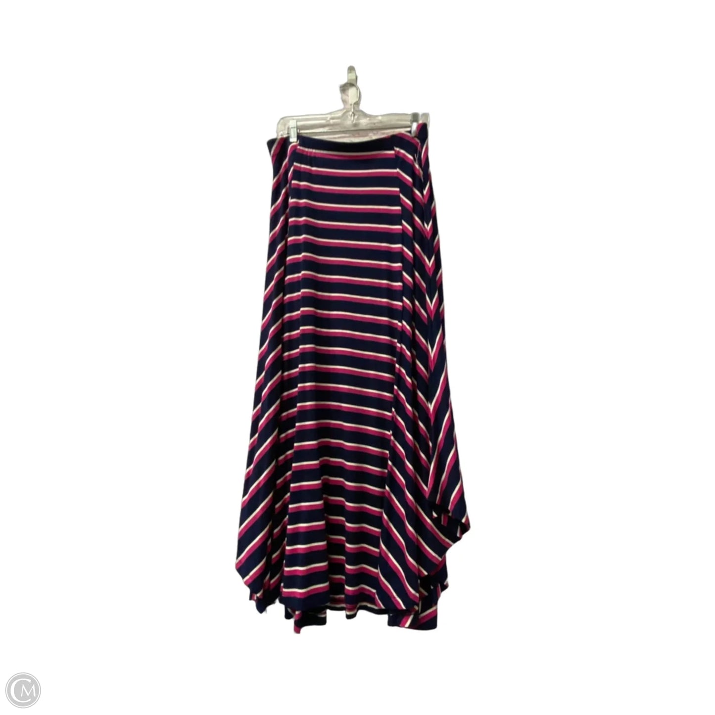 Skirt Maxi By Chicos In Blue & Pink, Size: M
