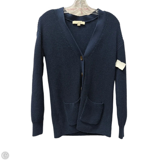Cardigan By Loft In Blue, Size: Xs