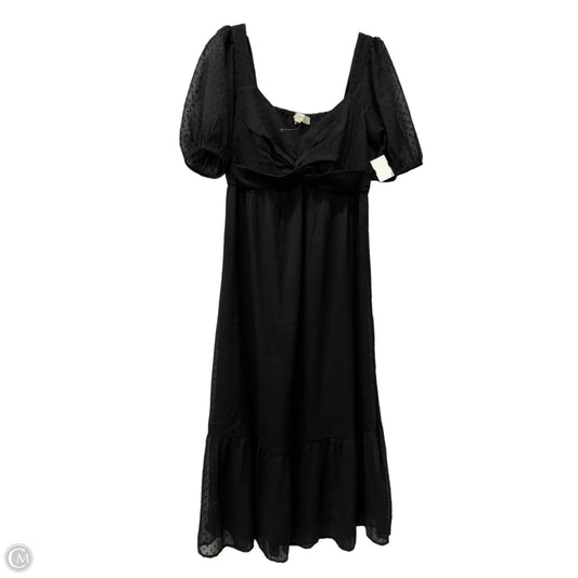 Dress Casual Maxi By Loft In Black, Size: S
