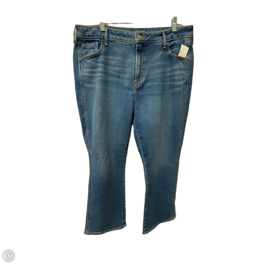 Jeans Flared By Old Navy In Blue, Size: 14