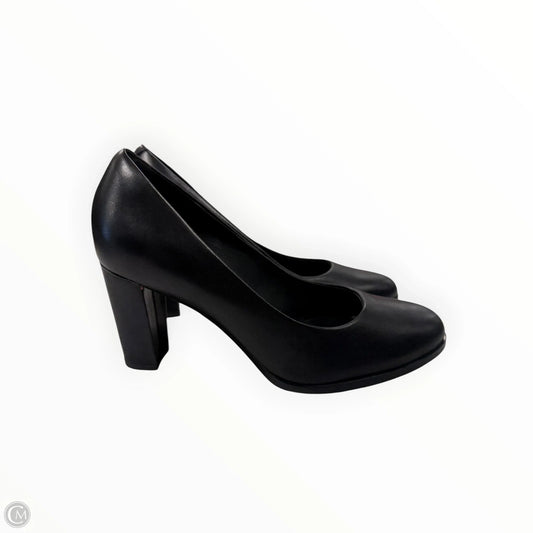 Shoes Heels Block By Clarks In Black, Size: 6.5