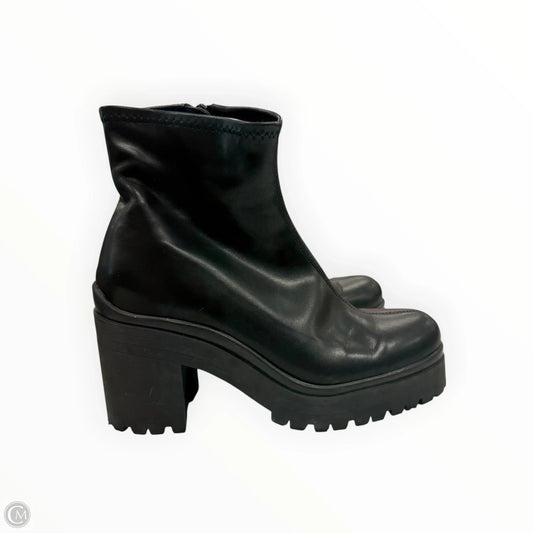 Boots Ankle Heels By Jeffrey Campbell In Black, Size: 6.5