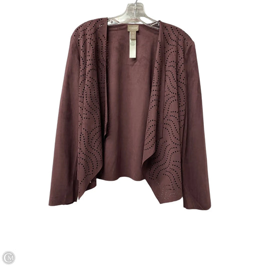 Cardigan By Chicos In Purple, Size: M