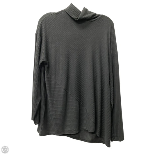 Top Long Sleeve By Simply Vera In Black, Size: Xl