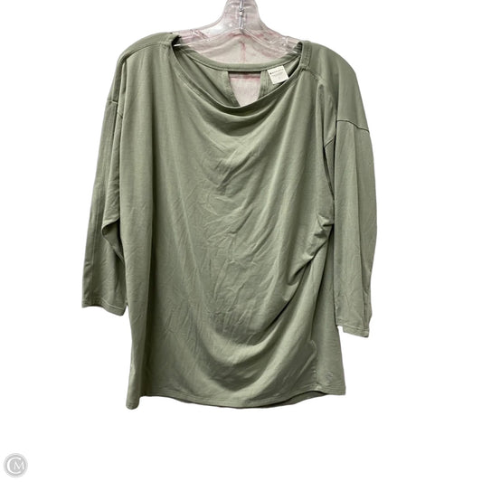 Top Long Sleeve By Athleta In Green, Size: S