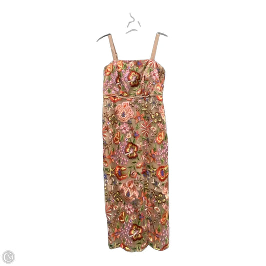 Dress Party Midi By Sam Edelman In Taupe, Size: Xs