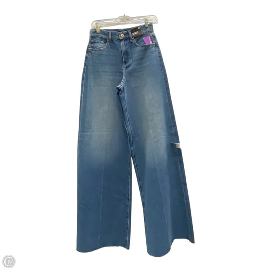 Jeans Wide Leg By Express In Blue, Size: 2