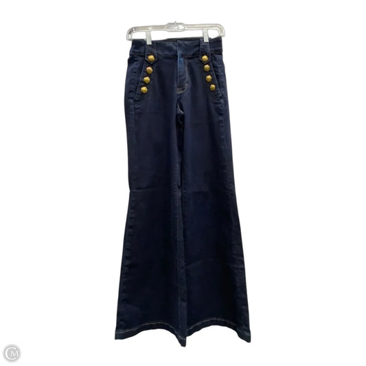 Jeans Wide Leg By White House Black Market In Blue, Size: 0