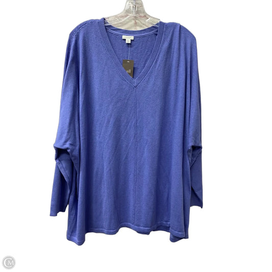 Top 3/4 Sleeve By Pure Jill In Purple, Size: 2x
