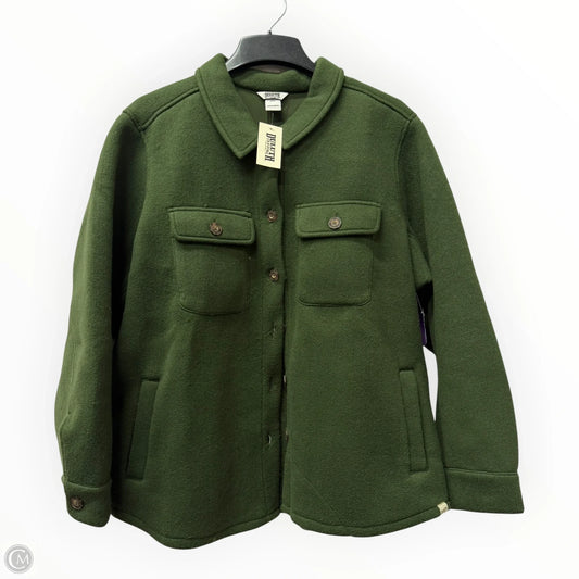 Jacket Shirt By Duluth Trading In Green, Size: 1x