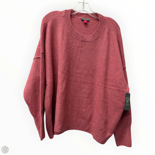 Sweater By Vince Camuto In Pink, Size: Xl