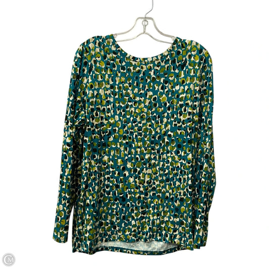 Top Long Sleeve By Chicos In Blue, Size: L