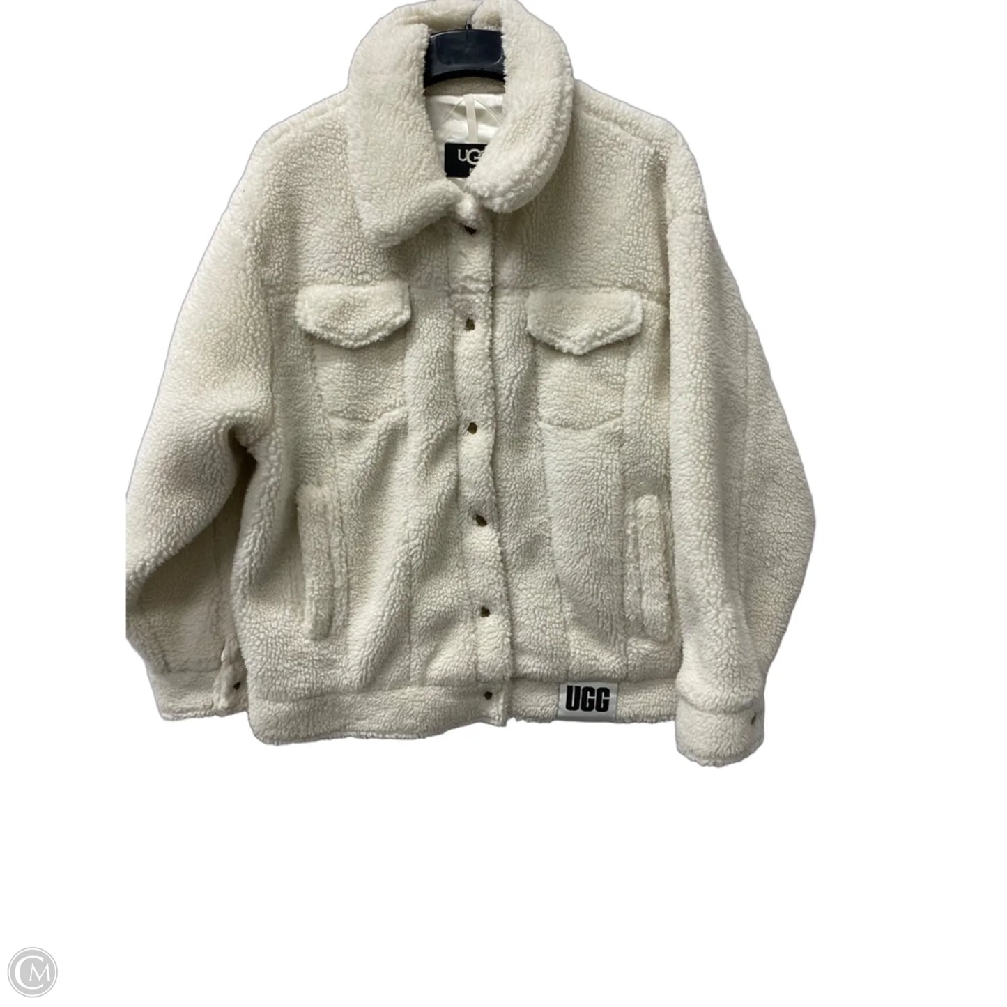 Jacket Designer By Ugg In White, Size: Xl