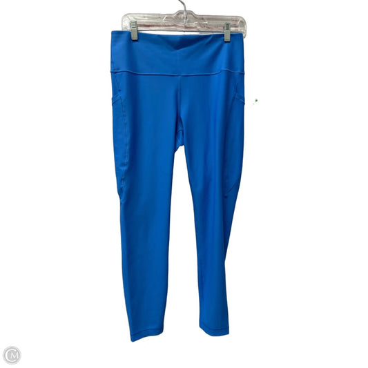 Athletic Leggings By Athleta In Blue, Size: L