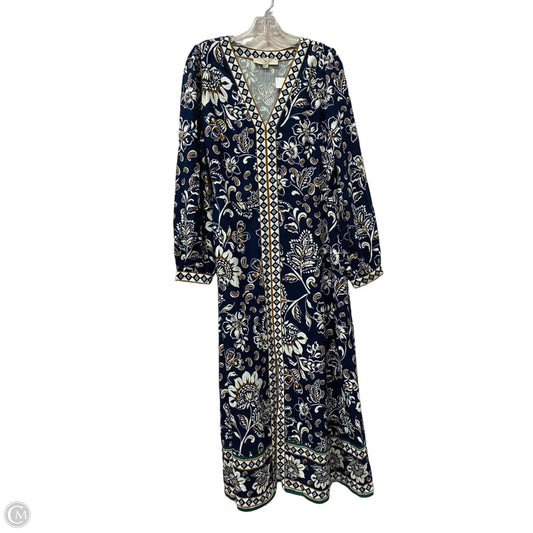Dress Casual Maxi By Loft In Blue, Size: M