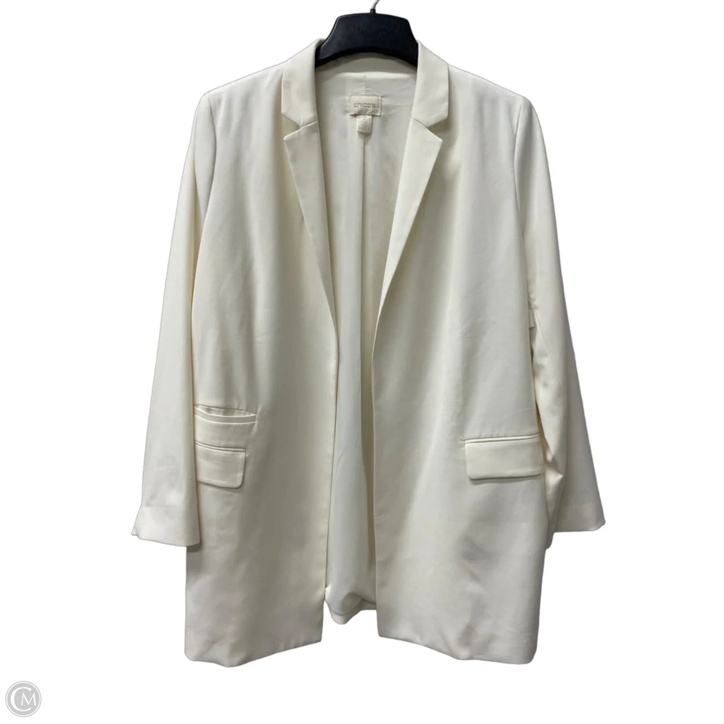 Blazer By Chicos In Cream, Size: L