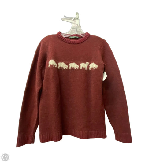 Sweater By Woolrich In Red, Size: M