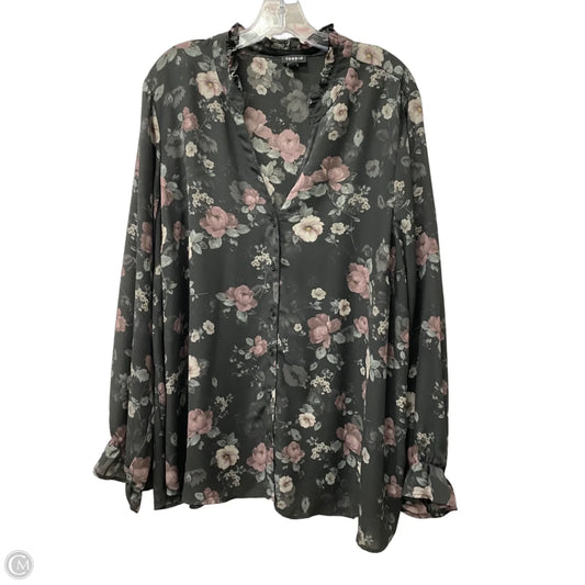 Top Long Sleeve By Torrid In Black, Size: 3x